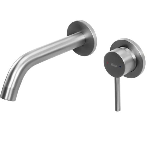 Смеситель для раковины (умывальника) REA OWEN NIKIEL BRUSHED + BOX скрытого монтажа *