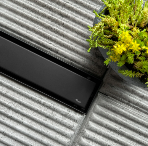 Трап для душа REA NEOX 70 PRO BLACK 2в1 черный