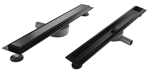 Трап для душа REA NEOX 70 PRO BLACK 2в1 черный