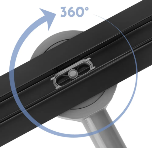 Трап для душа REA NEOX 70 SLIM PRO BLACK черный