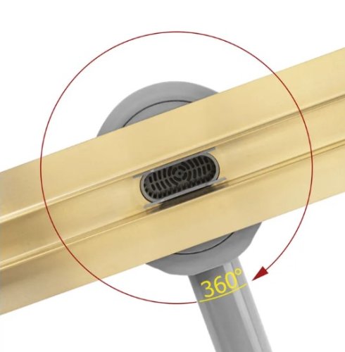 Трап для душу REA NEOX 80 PRO GOLD золотий