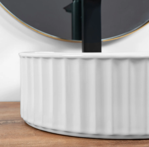 Умывальник (раковина) REA CHARLOTTE WHITE белый накладной *