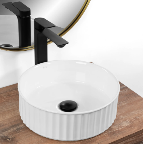 Умывальник (раковина) REA CHARLOTTE WHITE белый накладной *