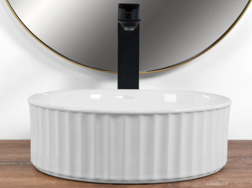 Умывальник (раковина) REA CHARLOTTE WHITE белый накладной *