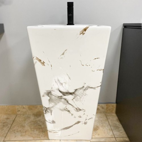 Умывальник (раковина) VBI ALATRI CARRARA напольный