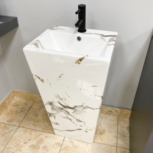 Умывальник (раковина) VBI ALATRI CARRARA напольный