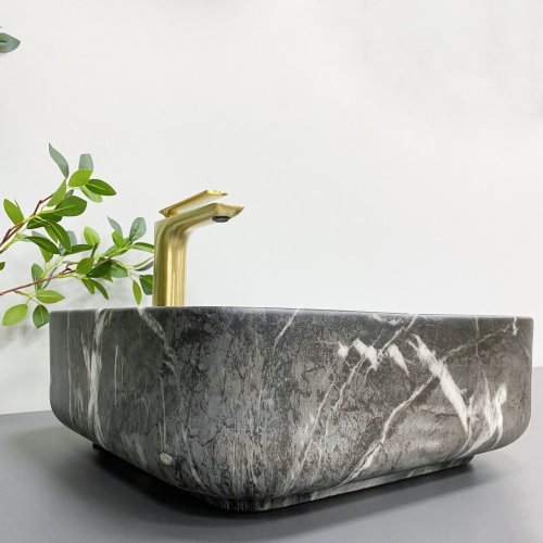 Умывальник (раковина) VBI ALGHERO BLACK ONYX MATT накладной