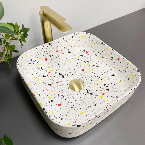 Умивальник (раковина) VBI ALGHERO S TE?ZO GLOSSY накладний