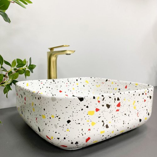 Умивальник (раковина) VBI ALGHERO S TE?ZO GLOSSY накладний