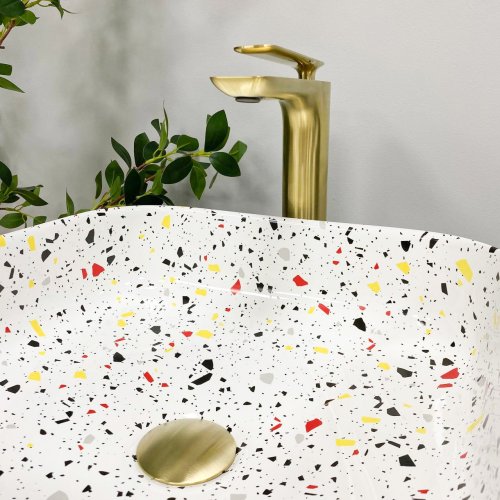 Умивальник (раковина) VBI ALGHERO S TE?ZO GLOSSY накладний