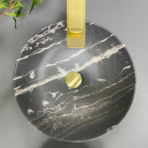 Умивальник (раковина) VBI AMALFI BLACK ONYX MATT накладний