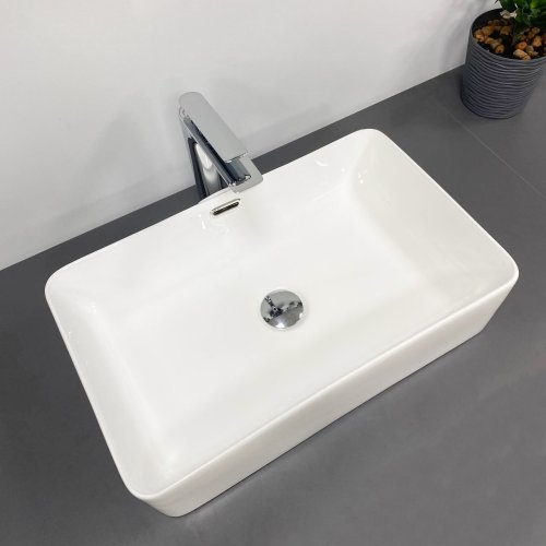 Умивальник (раковина) VBI ARABBA M WHITE накладний