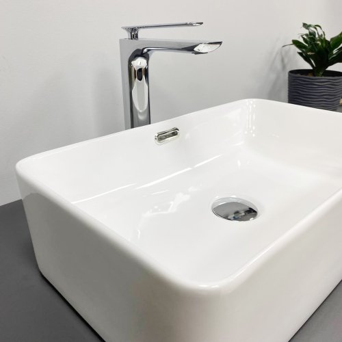 Умивальник (раковина) VBI ARABBA M WHITE накладний