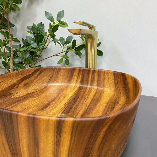 Умивальник (раковина) VBI AREZZO WOOD MATT накладний