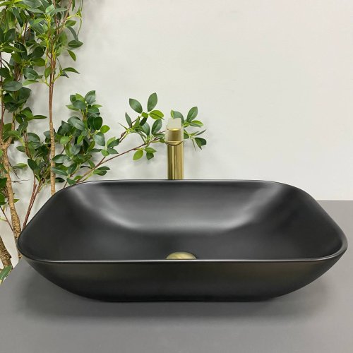 Умивальник (раковина) VBI AVEZZANO BLACK MATT накладний