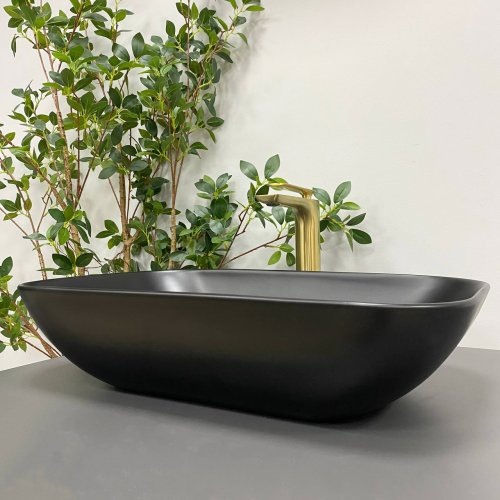 Умивальник (раковина) VBI AVEZZANO BLACK MATT накладний