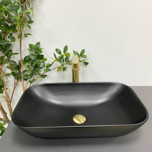 Умивальник (раковина) VBI AVEZZANO BLACK MATT накладний