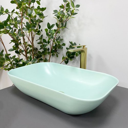 Умывальник (раковина) VBI AVEZZANO GREEN MATT накладной