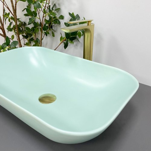 Умывальник (раковина) VBI AVEZZANO GREEN MATT накладной