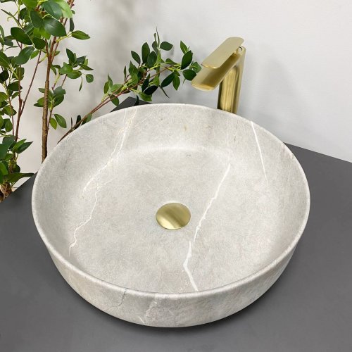 Умывальник (раковина) VBI BARI GREY STONE MATT накладной