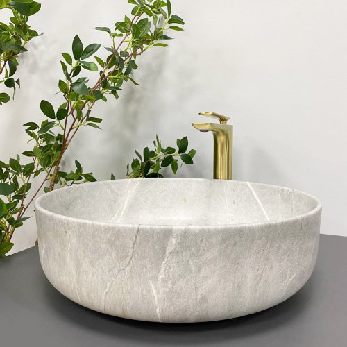 Умывальник (раковина) VBI BARI GREY STONE MATT накладной