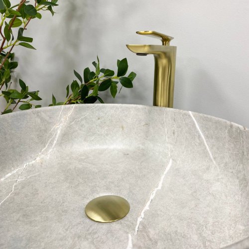 Умывальник (раковина) VBI BARI GREY STONE MATT накладной