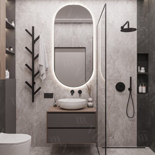 Умивальник (раковина) VBI BARI WHITE накладний