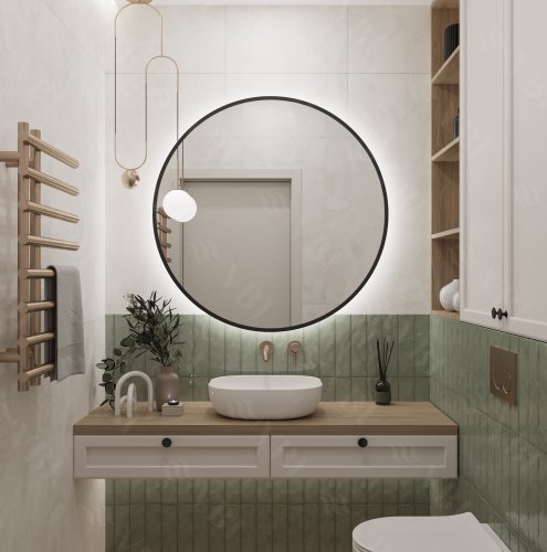 Умывальник (раковина) VBI BERGAMO WHITE накладной