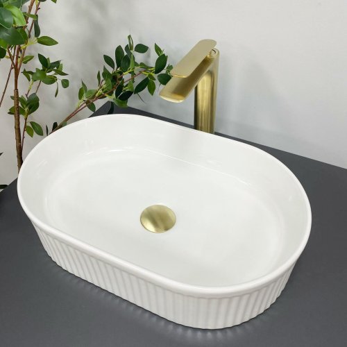 Умивальник (раковина) VBI BIELLA WHITE накладний