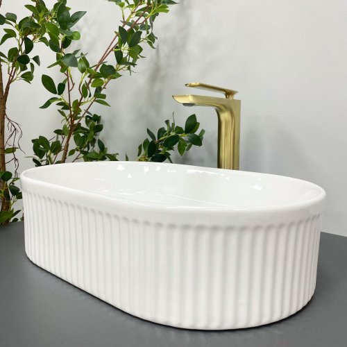 Умивальник (раковина) VBI BIELLA WHITE накладний