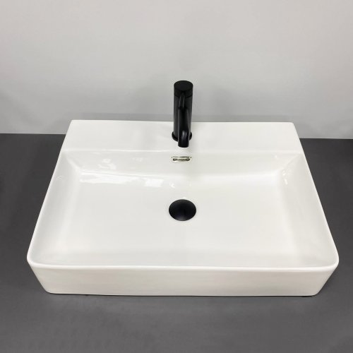 Умивальник (раковина) VBI BITONTO M WHITE накладний підвісний