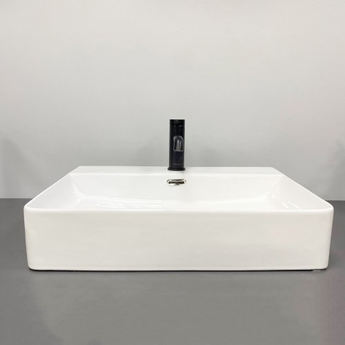 Умивальник (раковина) VBI BITONTO M WHITE накладний підвісний