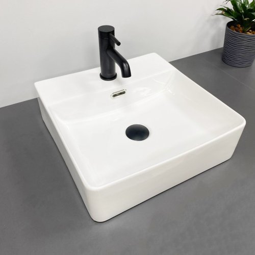 Умывальник (раковина) VBI BITONTO S WHITE накладной подвесной