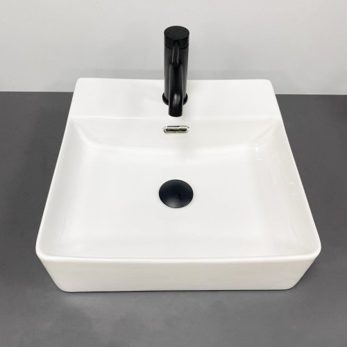 Умывальник (раковина) VBI BITONTO S WHITE накладной подвесной