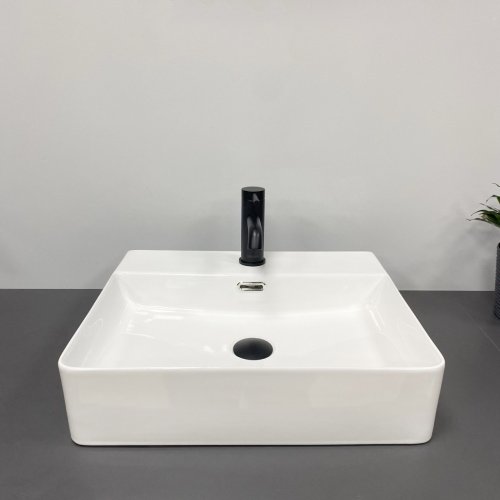 Умывальник (раковина) VBI BITONTO WHITE накладной подвесной