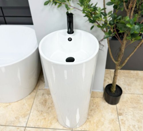 Умывальник (раковина) VBI BOLONIA WHITE напольный