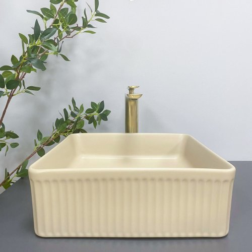 Умывальник (раковина) VBI BOLZANO BEIGE MATT накладной