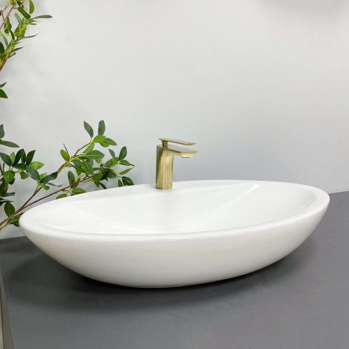 Умивальник (раковина) VBI CESENA WHITE накладний