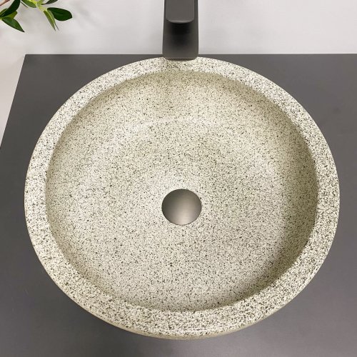 Умывальник (раковина) VBI CORRIDONIA BEIGE STONE MATT накладной