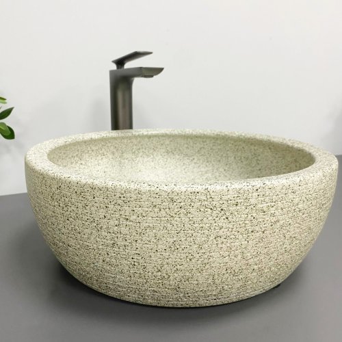 Умывальник (раковина) VBI CORRIDONIA BEIGE STONE MATT накладной