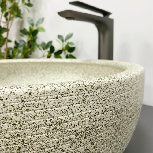 Умывальник (раковина) VBI CORRIDONIA BEIGE STONE MATT накладной