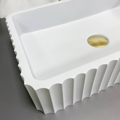 Умывальник (раковина) VBI FLORENTIA GREY MATT накладной