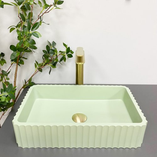 Умывальник (раковина) VBI FLORENTIA LIGHT GREEN MATT накладной