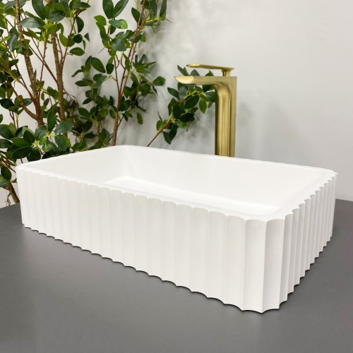 Умывальник (раковина) VBI FLORENTIA WHITE MATT накладной