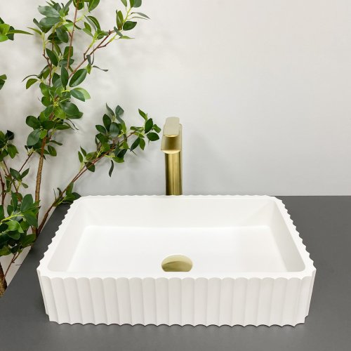 Умывальник (раковина) VBI FLORENTIA WHITE MATT накладной