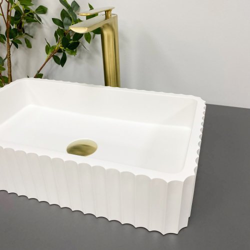 Умывальник (раковина) VBI FLORENTIA WHITE MATT накладной