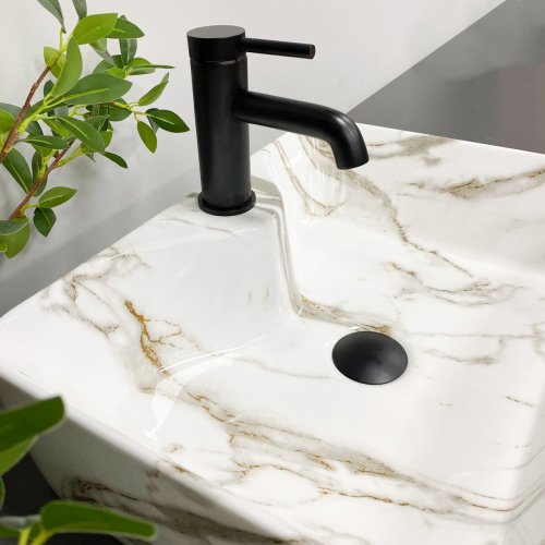 Умивальник (раковина) VBI FORLI MARMO GLOSSY накладний