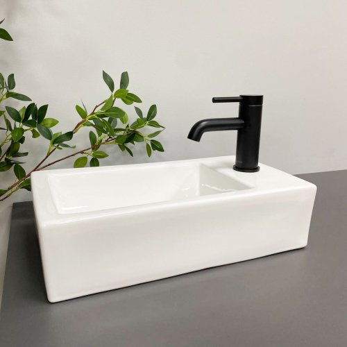 Умывальник (раковина) VBI LECCE L WHITE накладной подвесной