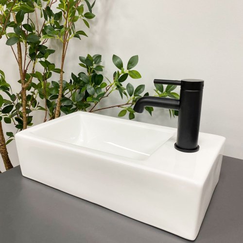 Умывальник (раковина) VBI LECCE L WHITE накладной подвесной