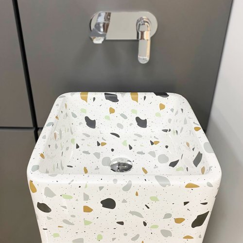 Умивальник (раковина) VBI LUKKA TE?ZO GLOSSY напольний